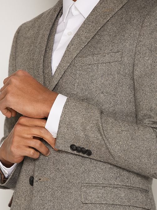 Birdseye Suit Jacket - الصورة 4